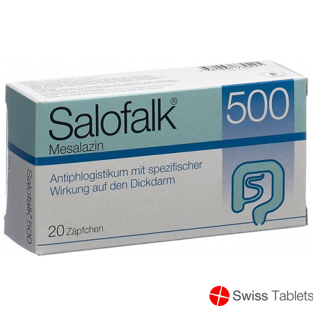 Salofalk Zäpfchen 500mg 20 Stück buy online