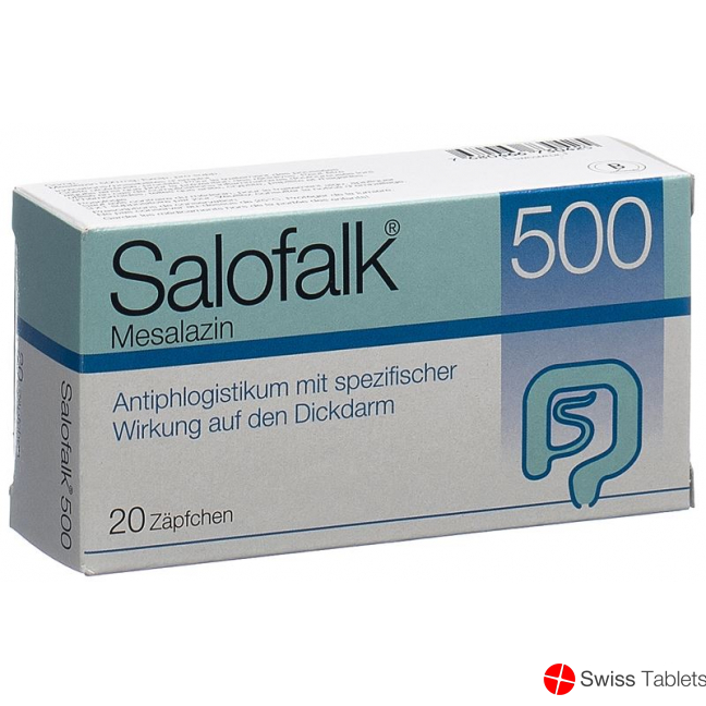 Salofalk Zäpfchen 500mg 20 Stück buy online