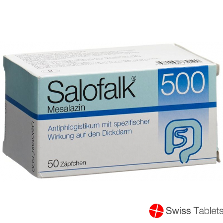 Salofalk Zäpfchen 500mg 50 Stück buy online