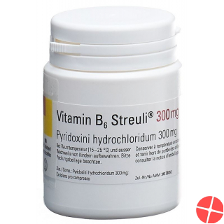 Vitamin B6 Streuli Tabletten 300mg 100 Stück