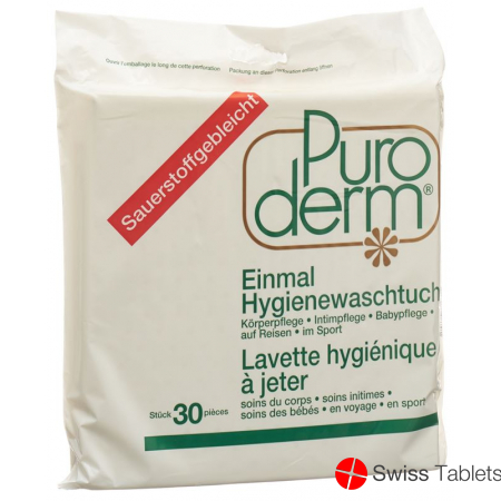 Puroderm Einmal Hygienewaschtücher 30 Stück buy online