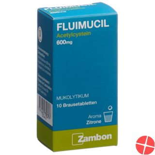 Fluimucil 600mg 10 Brausetabletten