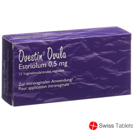 Ovestin Ovula 0.5mg 15 Stück buy online