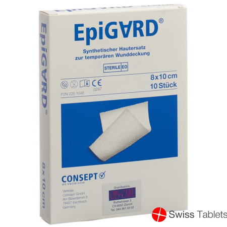 Epigard Folien 8x10cm Steril 10 Stück buy online