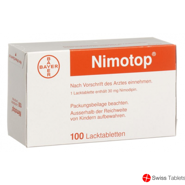 Nimotop Lacktabletten 30mg 100 Stück buy online