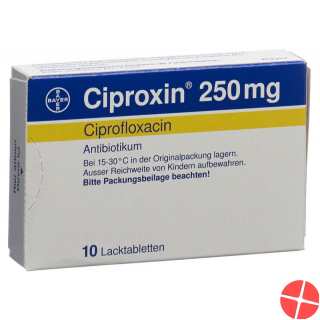Ciproxin Lacktabletten 250mg 10 Stück