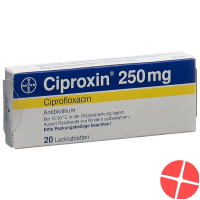 Ciproxin Lacktabletten 250mg 20 Stück