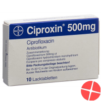Ciproxin 500 Lacktabletten 500mg 10 Stück