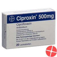 Ciproxin 500 Lacktabletten 500mg 20 Stück