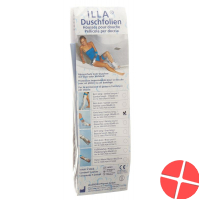 Illa Dusch Schutzfolie 80x40cm Fuss Knie Beutel 5 Stück