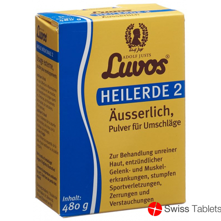 Luvos Heilerde Nummer 2 Pulver Äusserlich 480g buy online