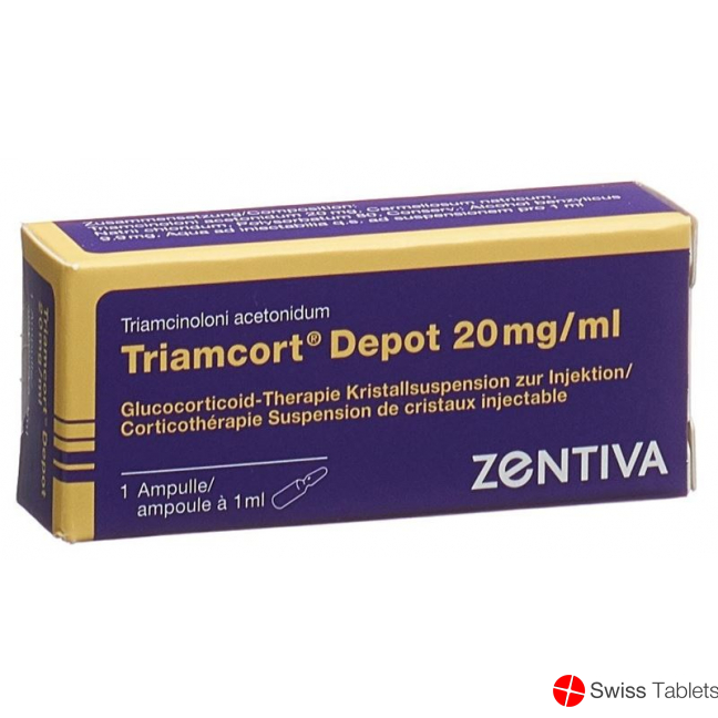 Triamcort Depot Kristallsuspension 20mg Ampullen 1ml buy online