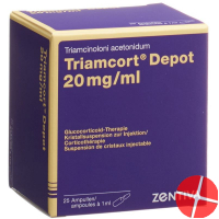 Triamcort Depot 20 mg 25 ampoules 1 ml solution