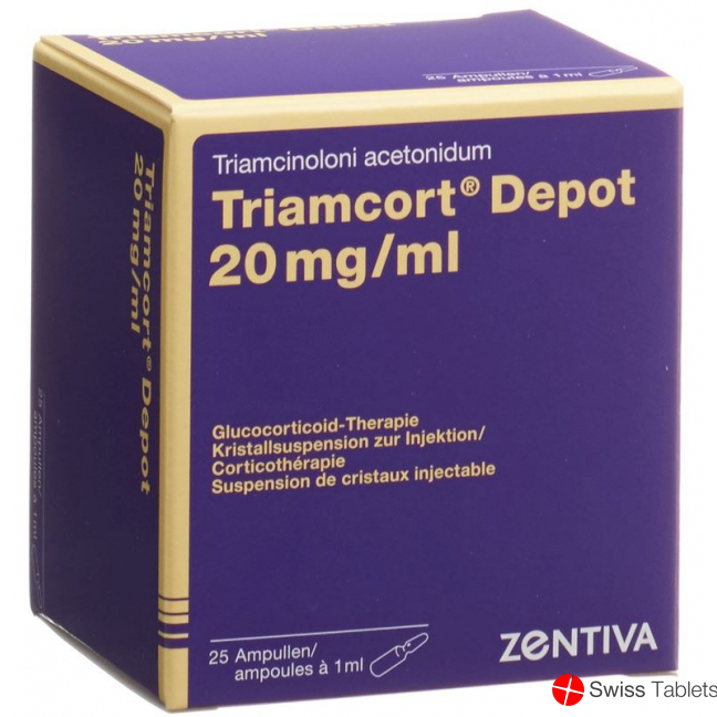 Triamcort Depot Kristallsuspension 20mg 25 Ampullen 1ml buy online