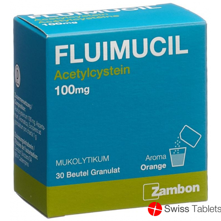 Fluimucil Granulat 100mg Kind Beutel 30 Stück buy online