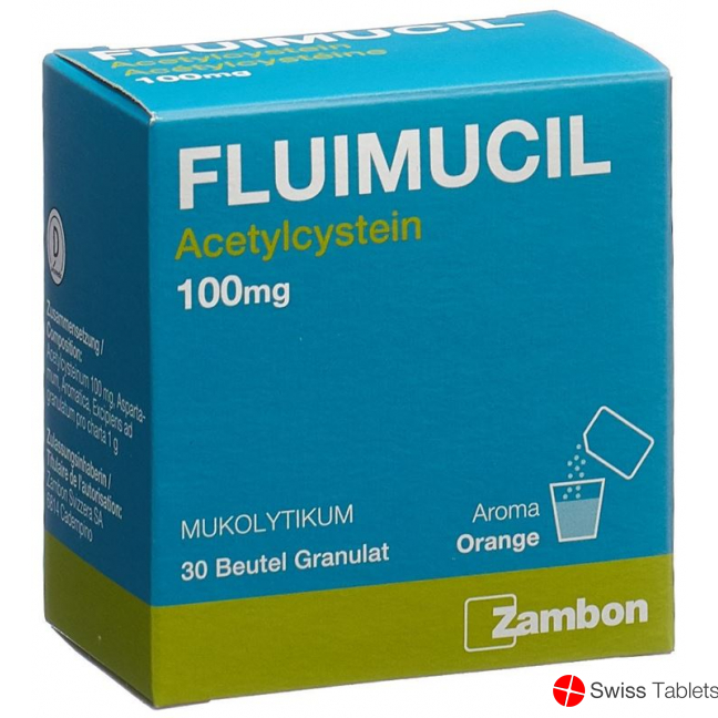 Fluimucil Granulat 100mg Kind Beutel 30 Stück buy online