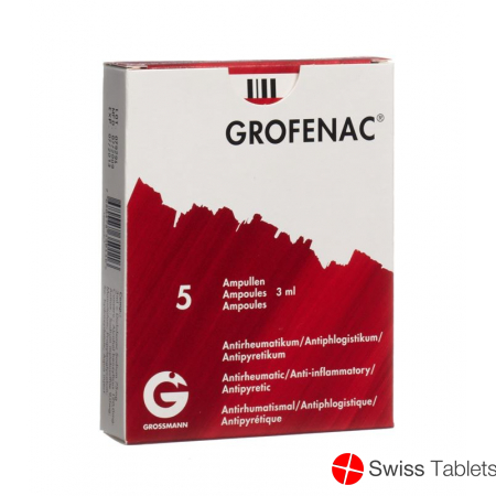 Grofenac Injektionslösung 75mg/3ml 5 Ampullen 3ml buy online