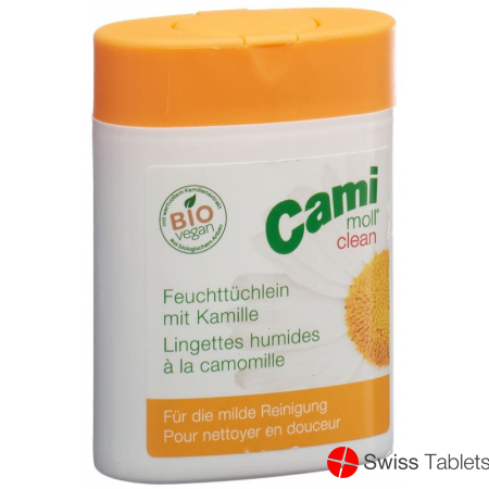 Cami Moll Clean Feuchttücher Box 40 Stück buy online