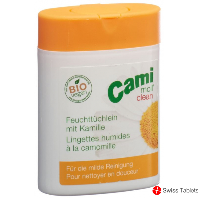 Cami Moll Clean Feuchttücher Box 40 Stück buy online