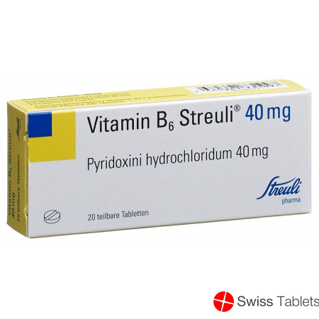 Vitamin B6 Streuli Tabletten 40mg 20 Stück buy online