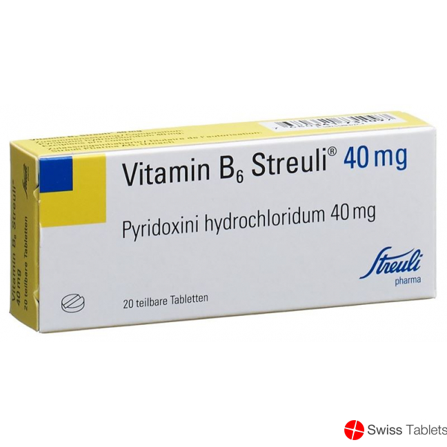 Vitamin B6 Streuli Tabletten 40mg 20 Stück buy online