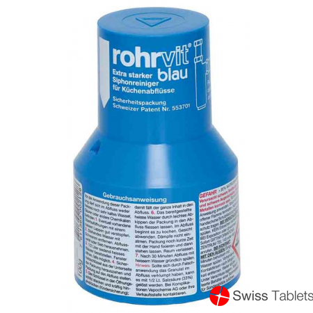 Rohrvit Ablaufreiniger Granulat Blau 100g buy online