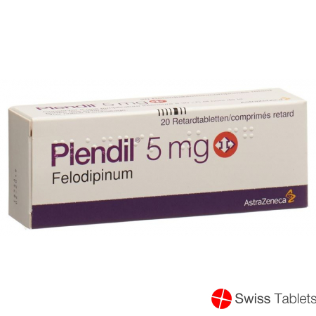 Plendil Retard Tabletten 5mg 20 Stück buy online