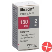 Obracin Injektionslösung 150mg/2ml Durchstechflasche 2ml