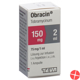 Obracin Injektionslösung 150mg/2ml Durchstechflasche 2ml