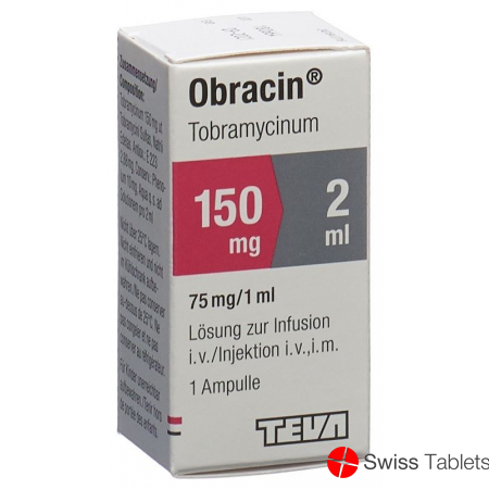 Obracin Injektionslösung 150mg/2ml Durchstechflasche 2ml buy online