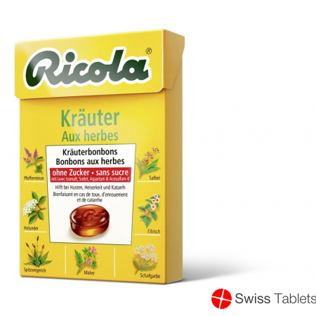 Ricola Kräuter Kräuterbonbons ohne Zucker 50g buy online