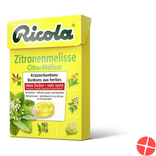 Ricola Zitronenmelisse Kräuterbonbons ohne Zucker Box 50g