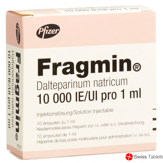 Fragmin Injektionslösung 10000 E/ml 10 Ampullen 1ml buy online