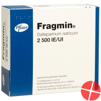 Fragmin Injektionslösung 2500 E/0.2ml 10 Fertigspritzen 0.2ml