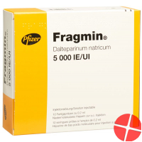 Fragmin Injektionslösung 5000 E/0.2ml 10 Fertigspritzen 0.2ml