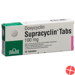 Supracyclin Tabs Tabletten 100mg 10 Stück
