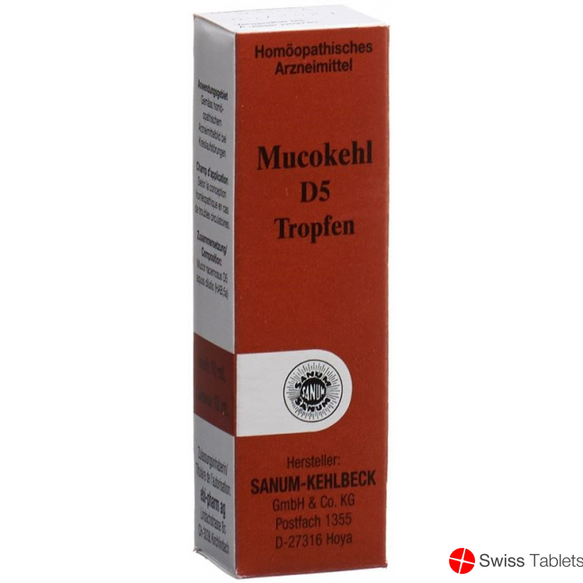 Mucokehl Tropfen D 5 10ml buy online