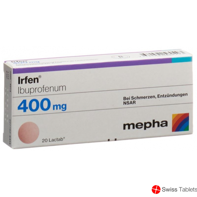 Irfen 400mg 20 Tabletten buy online