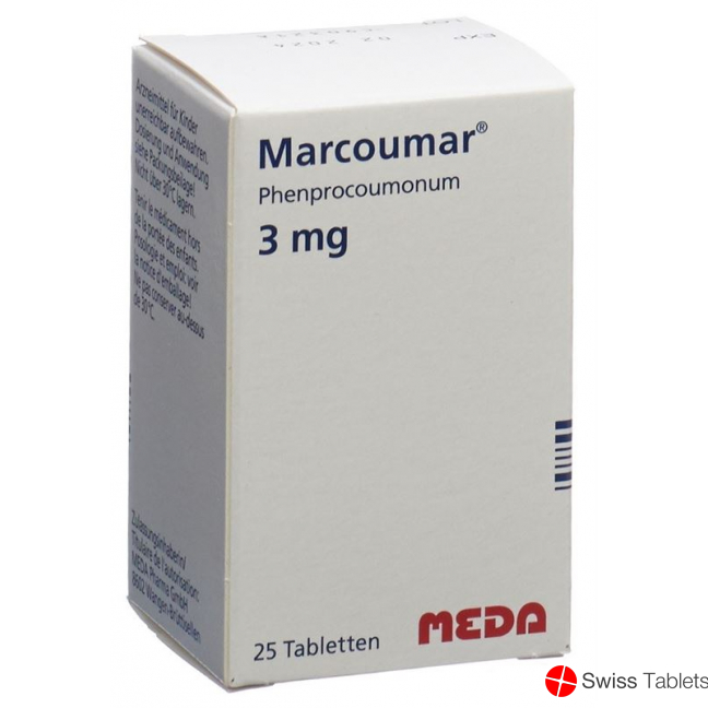 Marcoumar Tabletten 3mg 25 Stück buy online