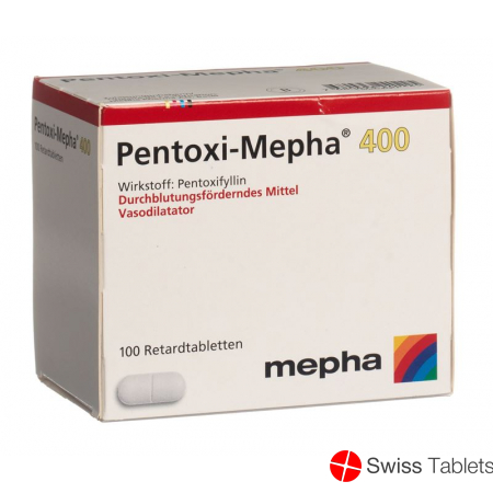 Pentoxi Mepha 400 Retard Tabletten 400mg 100 Stück buy online