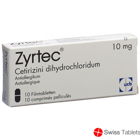 Zyrtec 10mg 10 Filmtabletten buy online