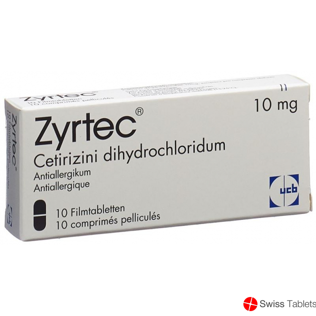 Zyrtec 10mg 10 Filmtabletten buy online
