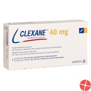 Clexane 40mg/0.4ml 2 Fertigspritzen 0.4ml