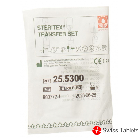 Codan Transfer Set 71mm 2 channel for glass bottles buy online