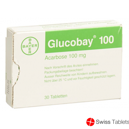Glucobay Tabletten 100mg 30 Stück buy online