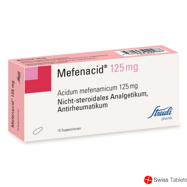 Mefenacid Zäpfchen 125mg 10 Stück buy online