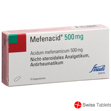 Mefenacid Zäpfchen 500mg 10 Stück buy online