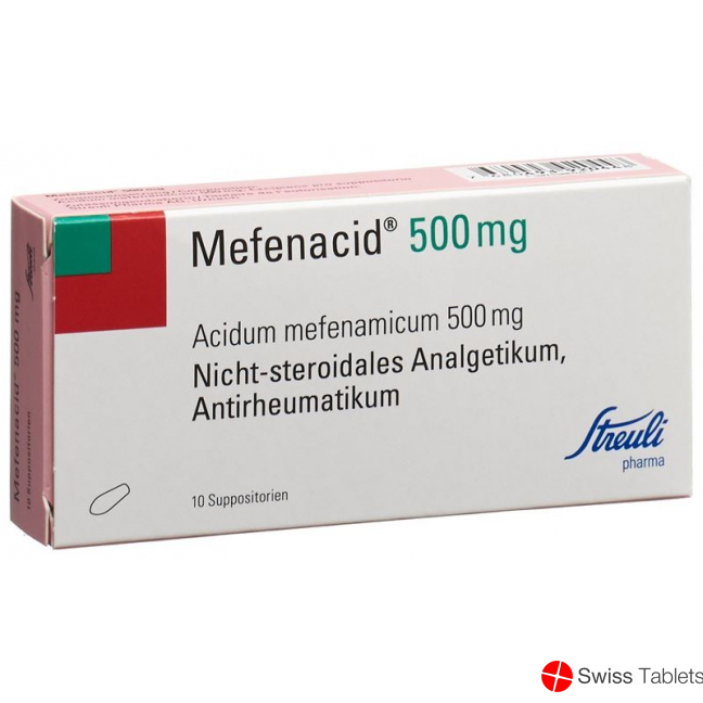Mefenacid Zäpfchen 500mg 10 Stück buy online