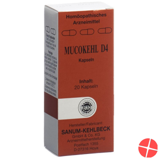 Mucokehl Kapseln D 4 20 Stück