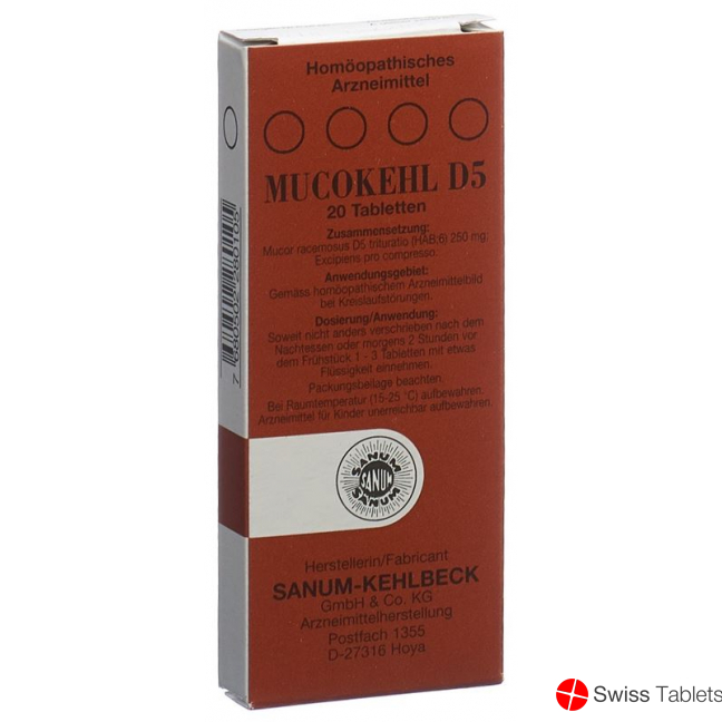 Mucokehl Tabletten D 5 20 Stück buy online